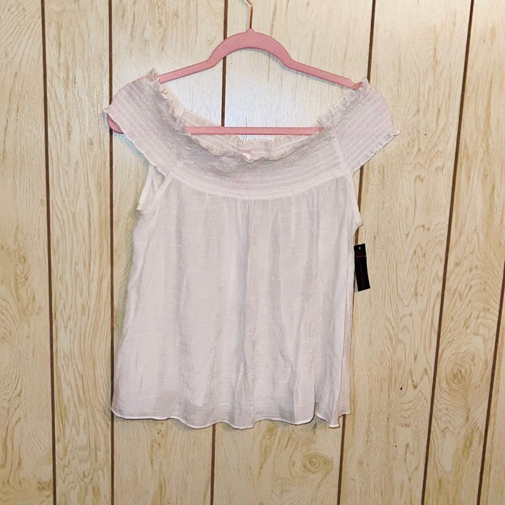 No Boundaries white blouse